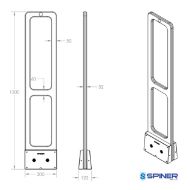 نقشه گیت تک آنتن باریک ELF 