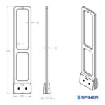 نقشه گیت سه آنتن باریک ELF 